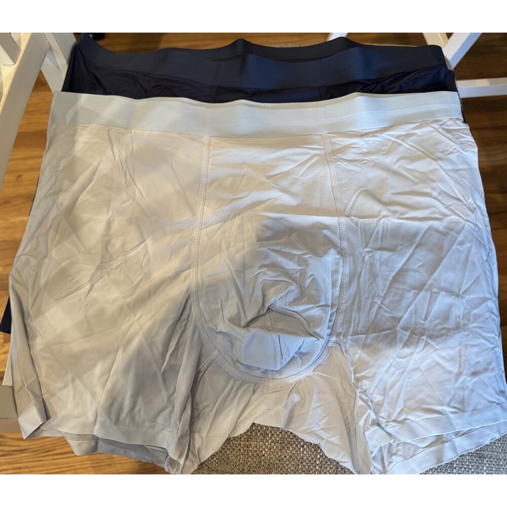 New Mens Boxer Shorts Underwear Super Soft Pack 2 Blue 2XL